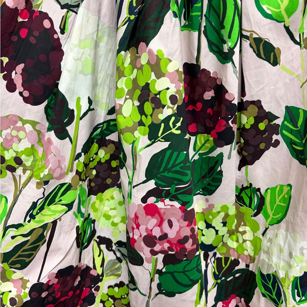 Lesley Evers Cotton Hydrangea Feminine Skirt - Picture 4 of 5